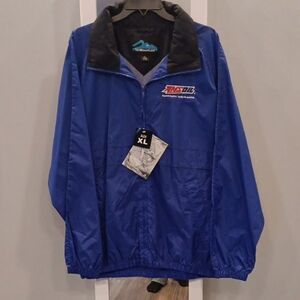 Amsoil Blue Windbreaker Jacket
